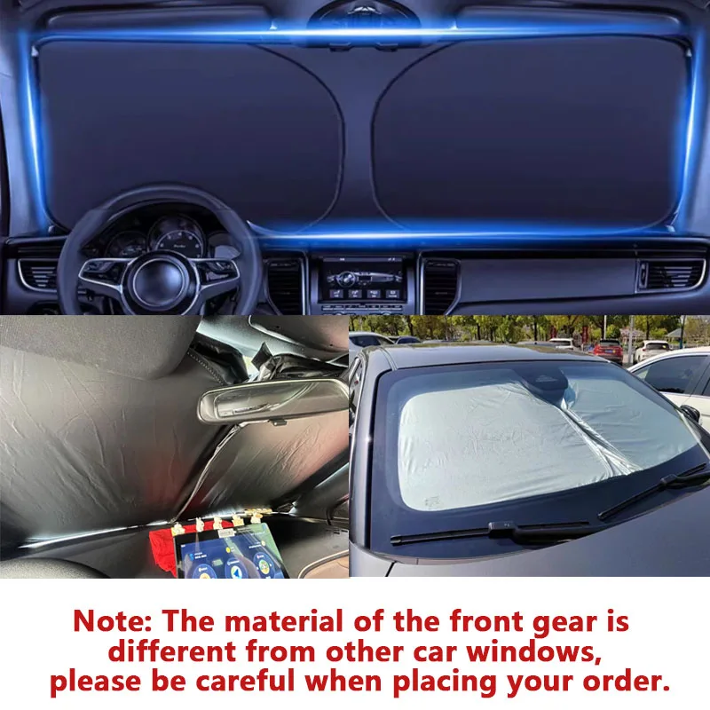 مظلات شبكية للسيارة لسيارة Volkswagen VW ID4 ID.4 2021 ~ 2025 2022 2023 2024 نافذة تغطية حاجب الشمس ظلال أدوات السيارات اكسسوارات #4