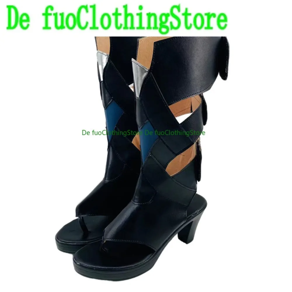 DefuoClothing Honkai Star Rail Hanabi Scarpe Cosplay Giochi anime Costumi di Halloween Scarpe per oggetti di scena