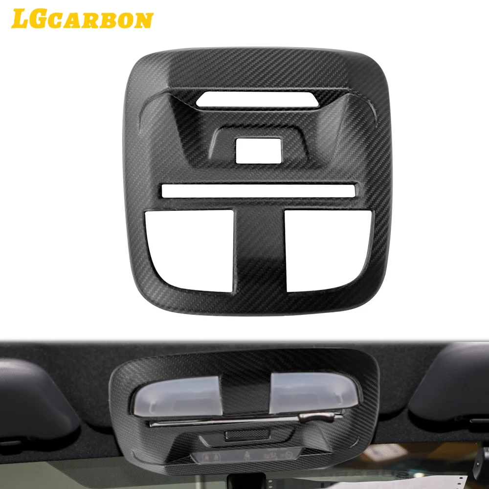 LGcarbon Matte Carbon Fiber Roof Reading Light Frame Reading Lamp Bezel For Toyota 86 for Subaru BRZ 2022