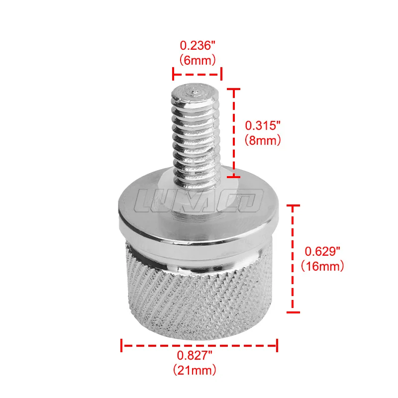 Đa Năng Xe Máy Chrome Bu Lông Phía Sau Ghế Hành Khách Tab Vít Motocross Phụ Kiện Cho Harley Sportster Lưu Diễn Softail CVO