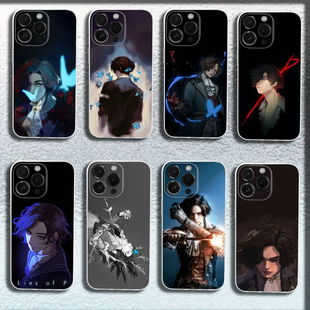 

Game L-Lies Of P Phone Case For iPhone 16,15,14,13,12,11 Plus,Pro,Max,XR,XS,Plus,E,SE4,Mini Transparent Cover