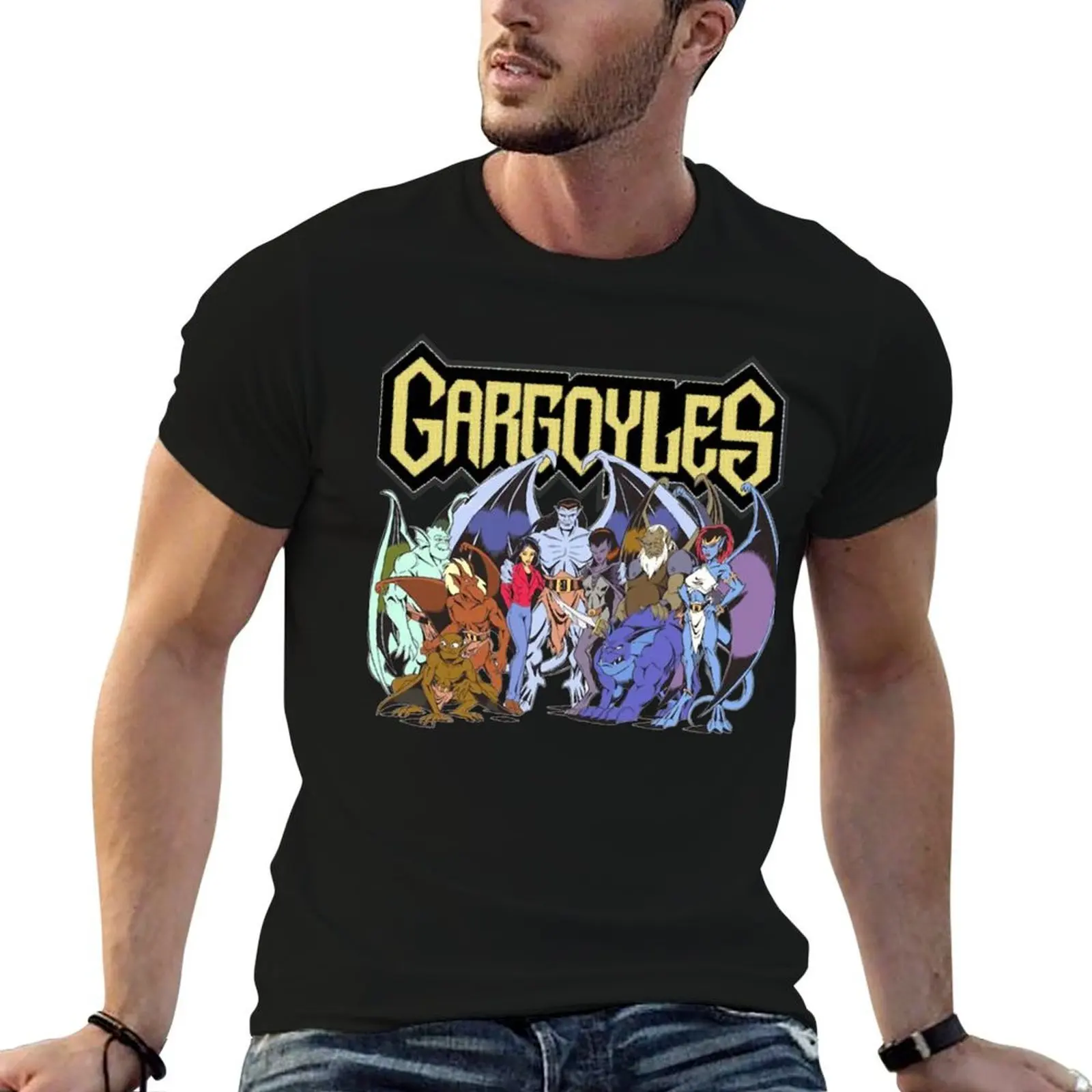 

Gargoyles The Origin T-Shirt man t shirt heavy cotton t shirts for man cotton T-Shirt