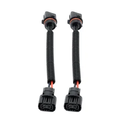 1 Pair 5202 P13W 18AWG Headlight wire Harness Socket Connector Adapter Pigtail for Chevrolet Camaro RS 2010-2013