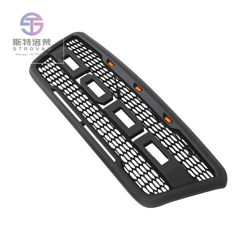 

Pickup Vertical Black Grille Front Hood Bumper Grill Fit for F150 2004-2008