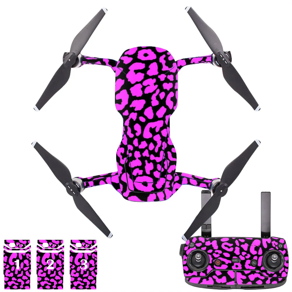 PVC Stickers Waterproof Skin Decals for DJI Mavic Air 1 Sticker Drone Accessories Body Battery Protection Film Cover