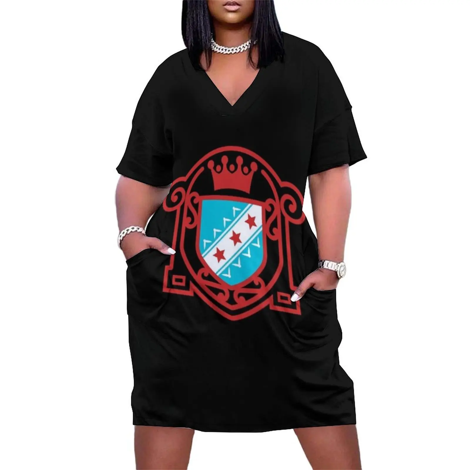 

Malort Classic Logo Loose Pocket Dress summer dress loose summer dress