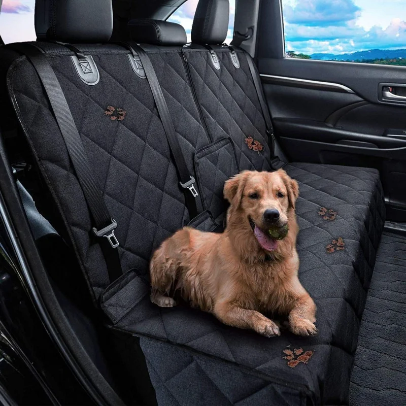 

Waterproof Dog Car Seat Cover Bench Style Back Seat Protector Non Slip Scratch Resistant Washable Mat for SUV Truck Car Pet