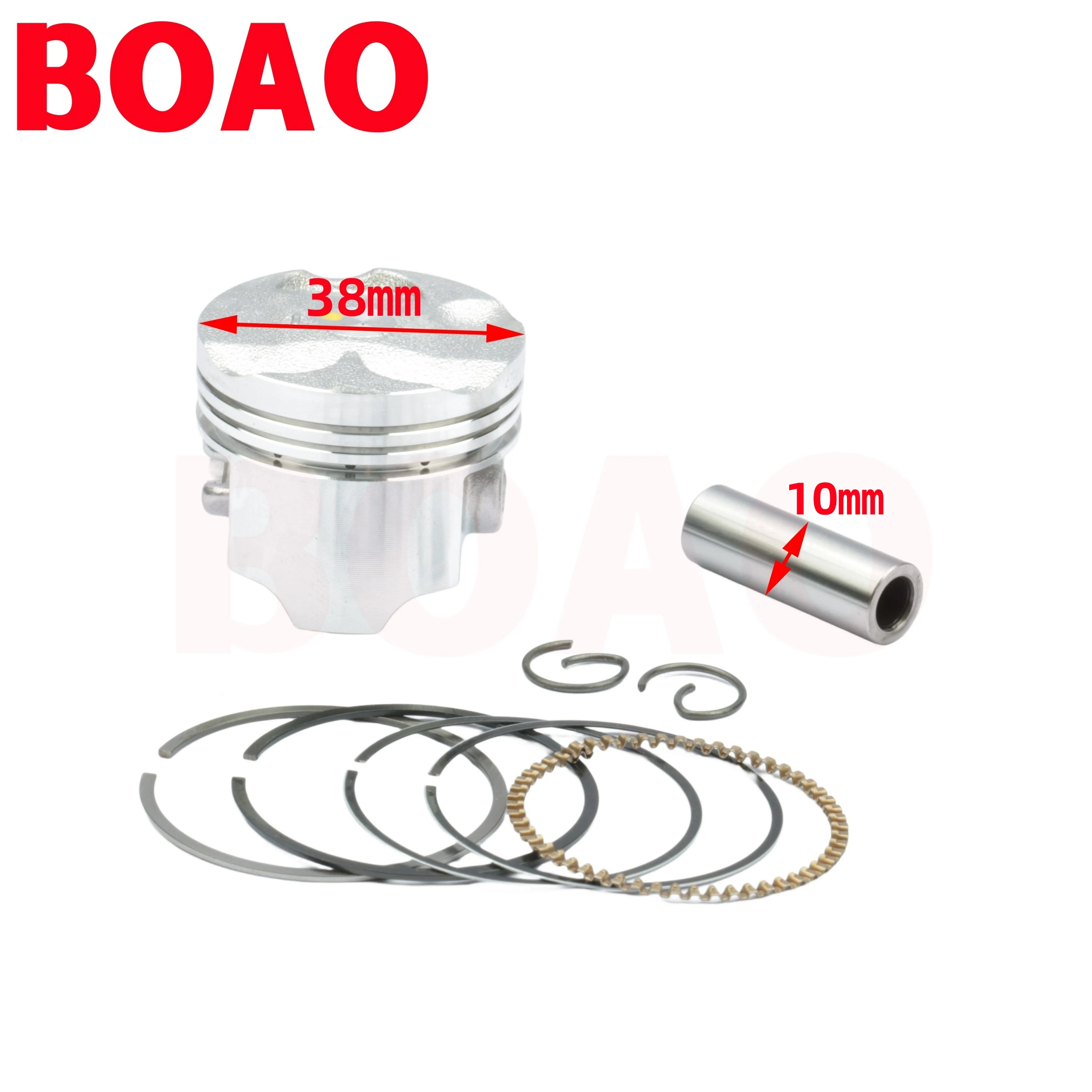 38mm bore motorcycle cylinder piston ring kit suitable for Yamaha Ovetto 50 Giggle50 VIVO50 GEAR50 4 tiempos