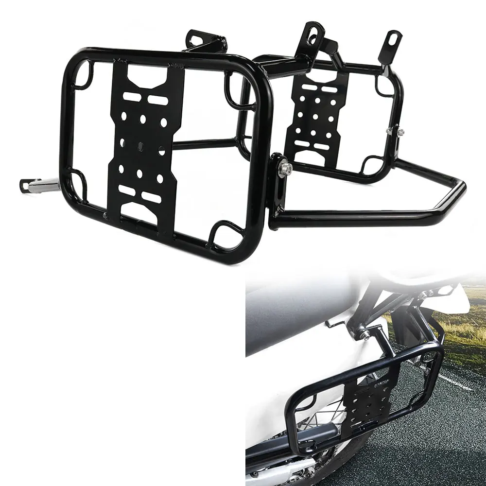 

Pannier Racks Side Carrier Aftermarket For KAWASAKI KLR 650 KLR650 KLR-650 2008-2018 Motorcycle Saddlebag Bracket Support Racks