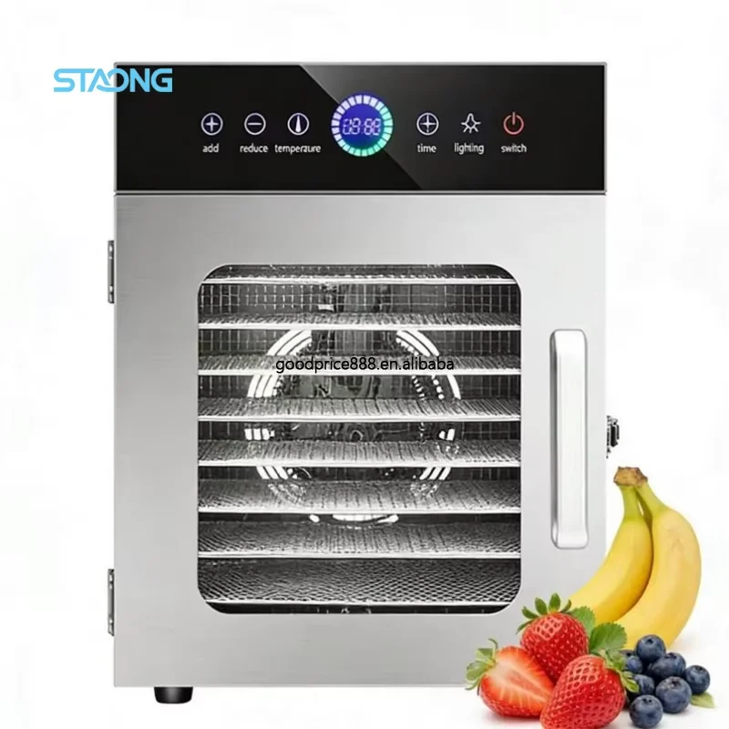 Household Fruit and Vegetable Dryer, Food Dehydrator for Home Use for Food Processing Fruit Meat Vegetables