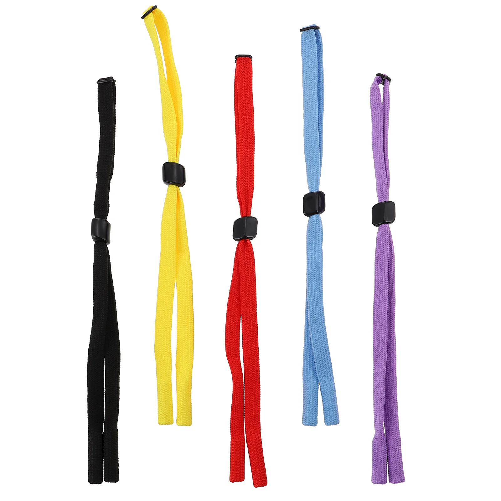 

5pcs Glasses Lanyard Eyeglasses Straps Women Replaceable Holder Durable Anti-lost Adjustable Length Polyester Material Suitable