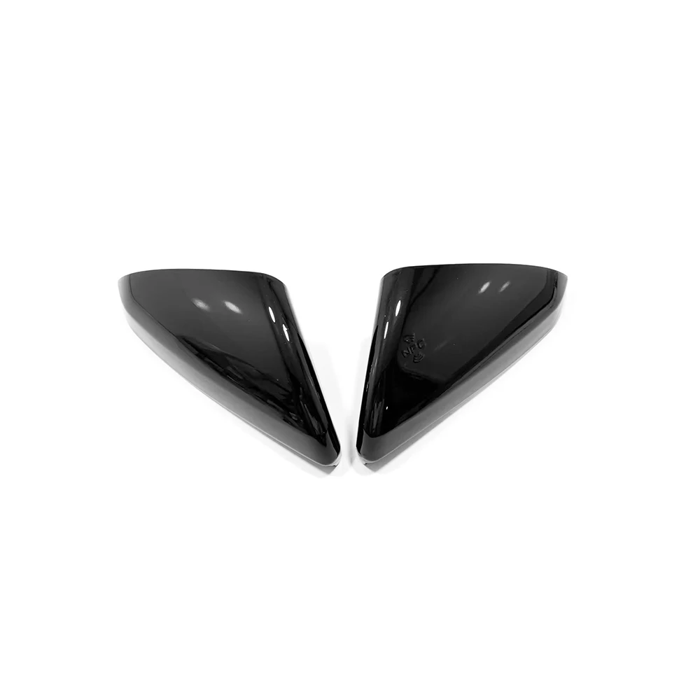 ABS Carbon/black Car Rear View Mirror Cover/rain eyebrow Protector Trim Body Kit For BYD HAN EV 2022 Exterior Accessories