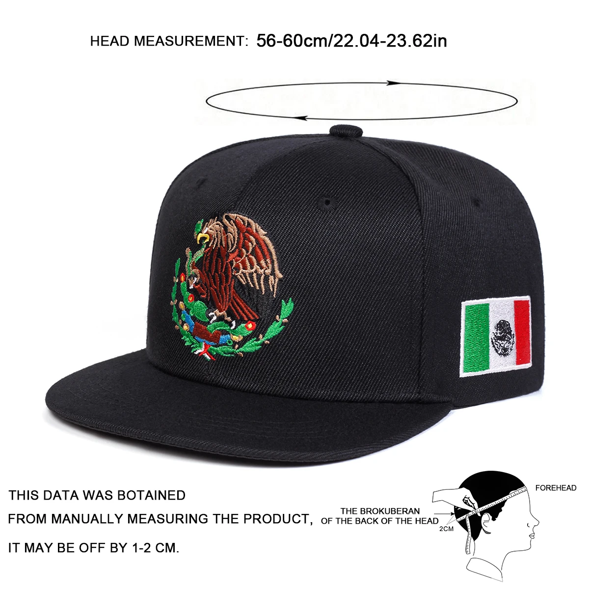 Unisex Adler Stickerei Hip-Hop Hüte Frühling und Herbst Outdoor Einstellbare Casual Baseball Caps Sonnenschutz Hut Sport Kappe – Detail 6