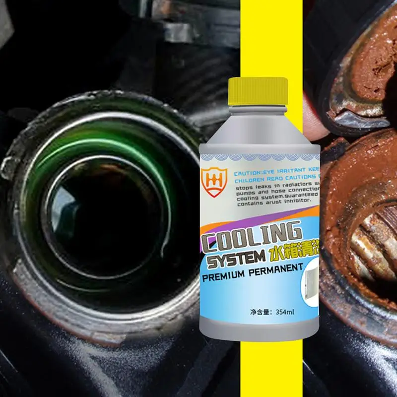 Car Water Tank Cleaner Multipurpose Automotive Water Tank Cleaning Agent 354ml Mild Cleaning Liquid Water Tank Piping Cleaner