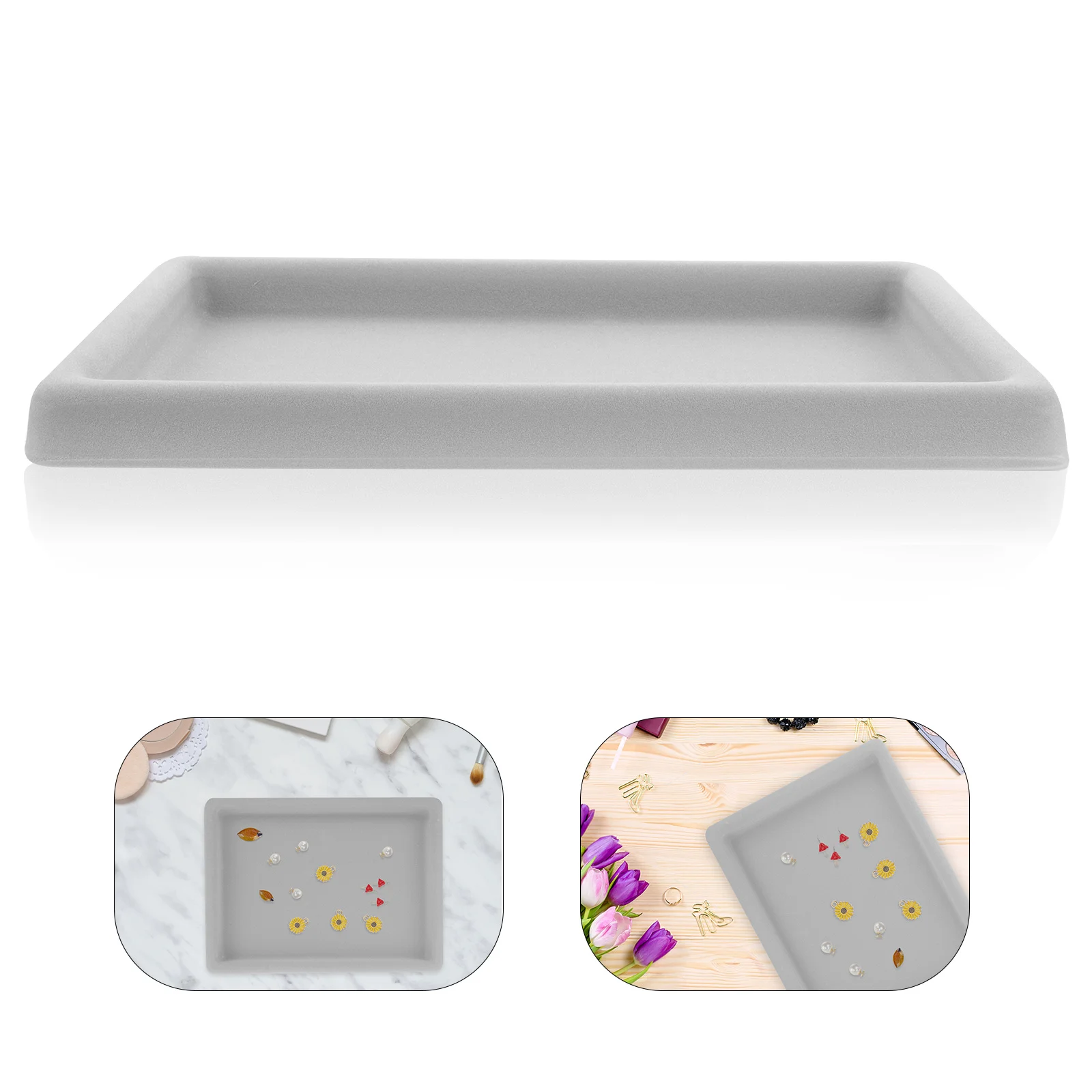 صينية منظم حلقة تخزين عرض حالة الديكور الحرفية مجلس حامل المجوهرات طبق حلقة صينية للنساء أداة صنع المجوهرات