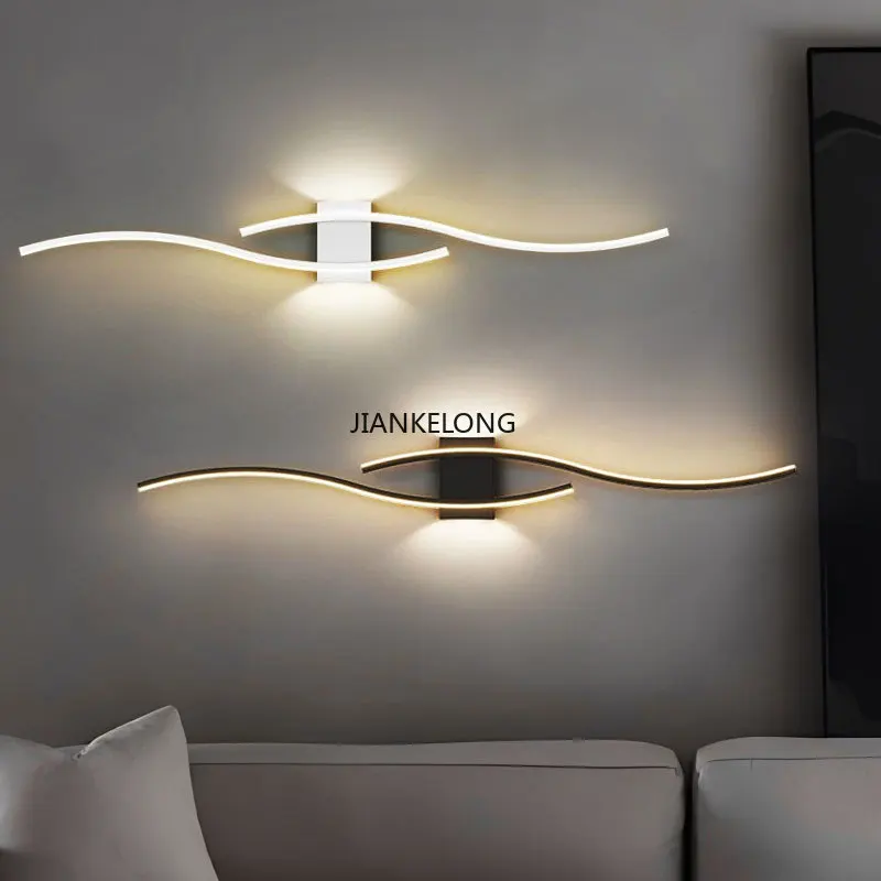 

Interior LED Wall Lamps Decor for Bathroom Bedroom Nordic AC85-265V LED Wall Lights Wall Sconce Lighting for Foyer Corridor Home