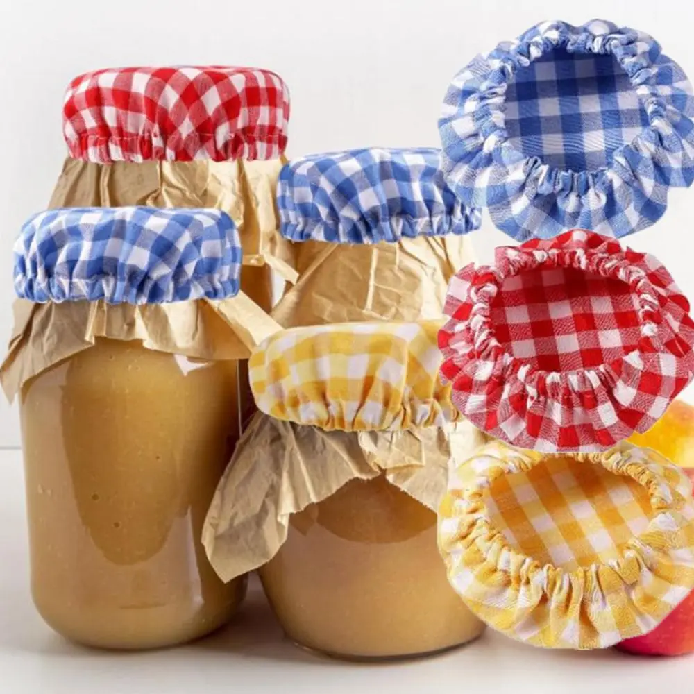 

1PC Cotton Cloth Fermentation Bottle Cover Portable Reusable Fermentation Cheese Fabric Lids Multifunction Dust Cover