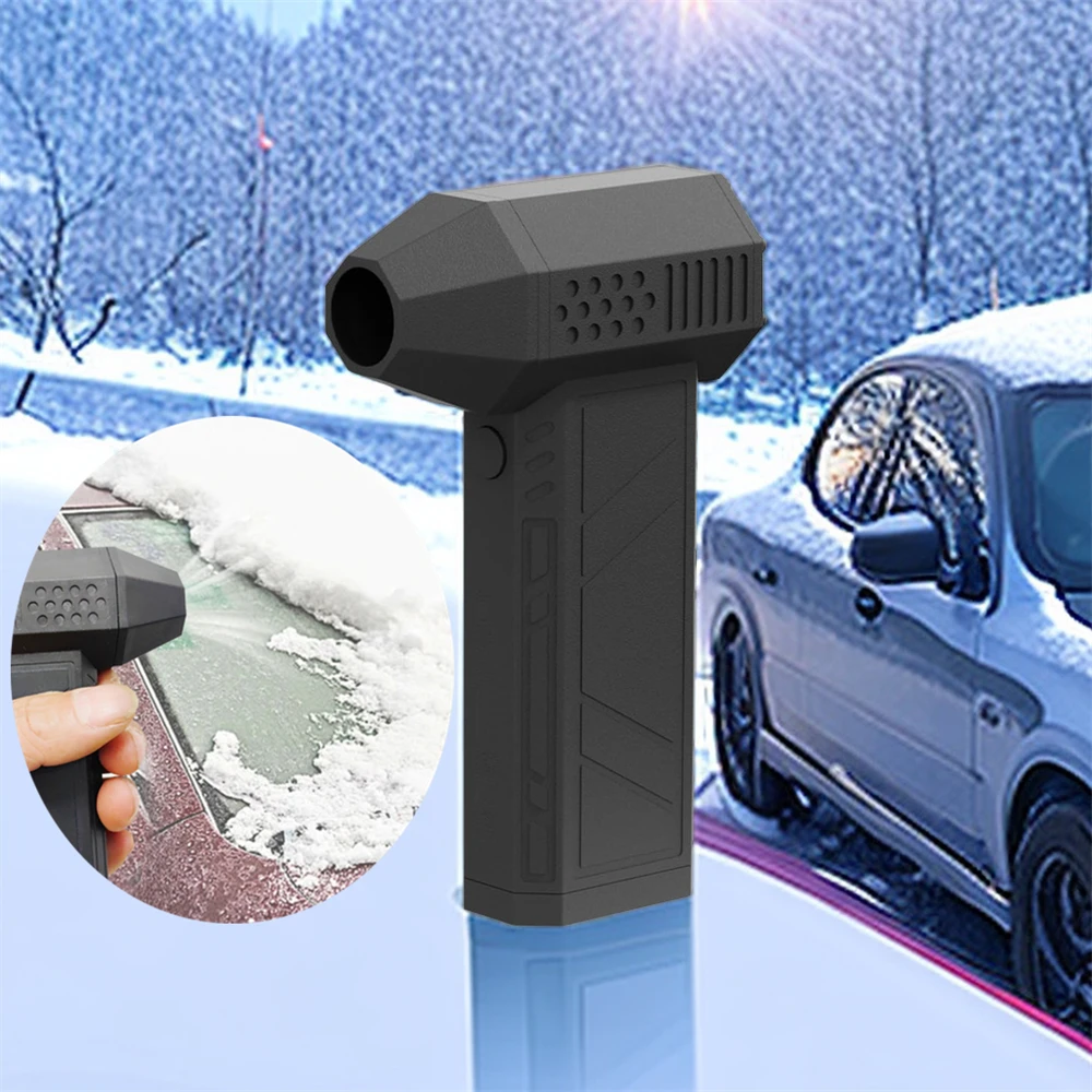 Turbo Jet Blower Wireless Portable Air Blower Car Snow Cleaning Rechargeable Car Vacuum Cleaner For Snow Cleaning From The Car