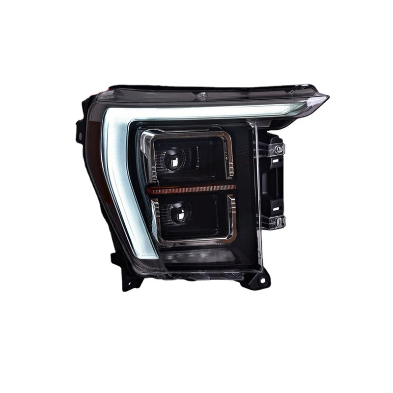 2Pcs Head Lamp for Ford F-150 Raptor LED Headlight 2021-2023 Headlights F150 DRL Turn Signal High Beam Angel Eye Projector Lens