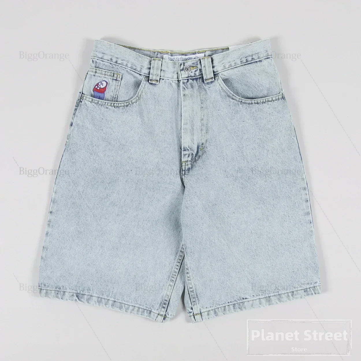 Y2k Retro Cartoon Men Women Harajuku Jorts Gym Summer Hip Hop Big Boy Embroidery Jeans Shorts Basketball Shorts Streetwear 2024