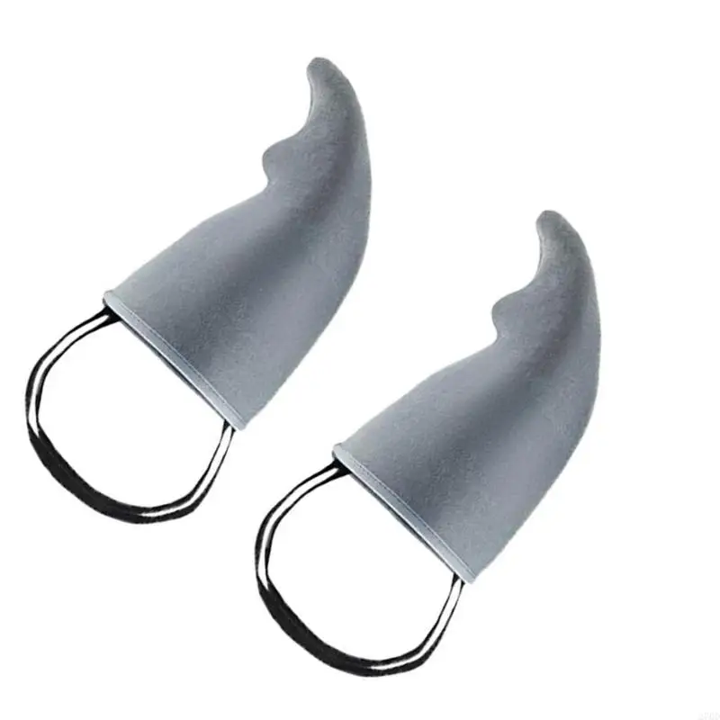 270D Shark Fin Costume Gray Shark Costume Accessories with Easy to Wear Halloween Cosplay Costume Photo Props for Women Men