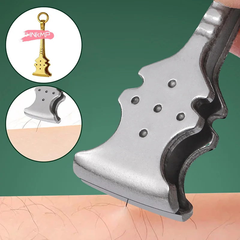 ملاقط دقيقة من الفولاذ المقاوم للصدأ أداة إزالة الشعر متعددة الوظائف لتصفيف اللحية والشارب والحواجب مع لمسة نهائية أنيقة