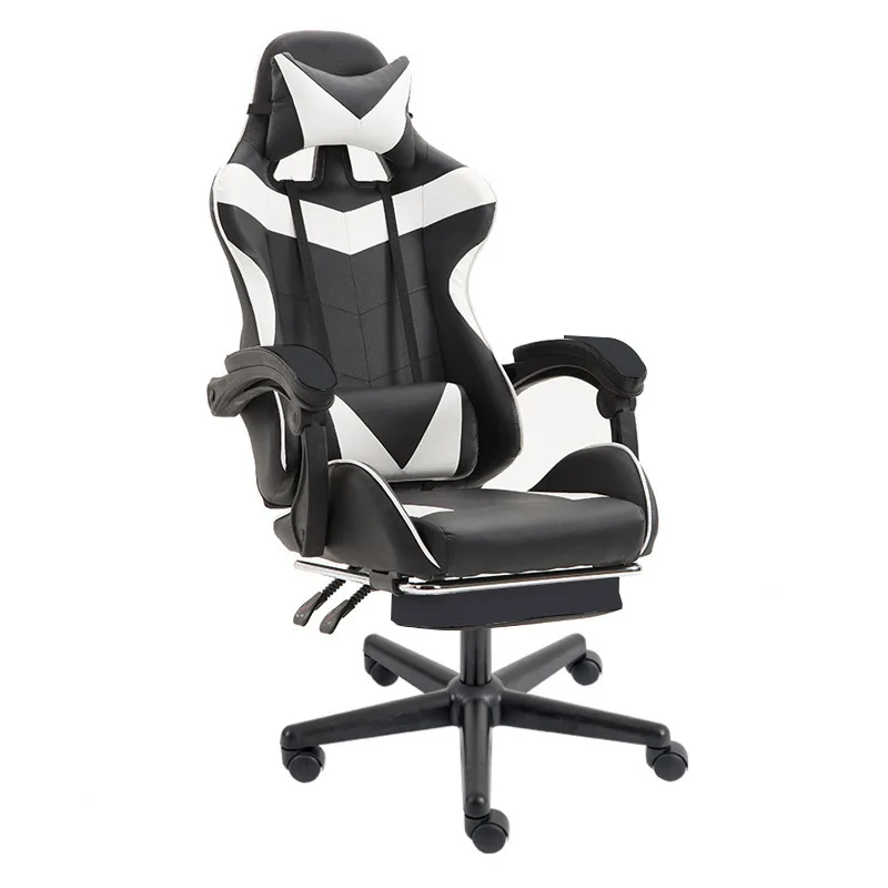 Ergonomic Gaming Chair with Lumbar Support High Back Computer Chair for Office Adjustable Reclining Backrest Chair