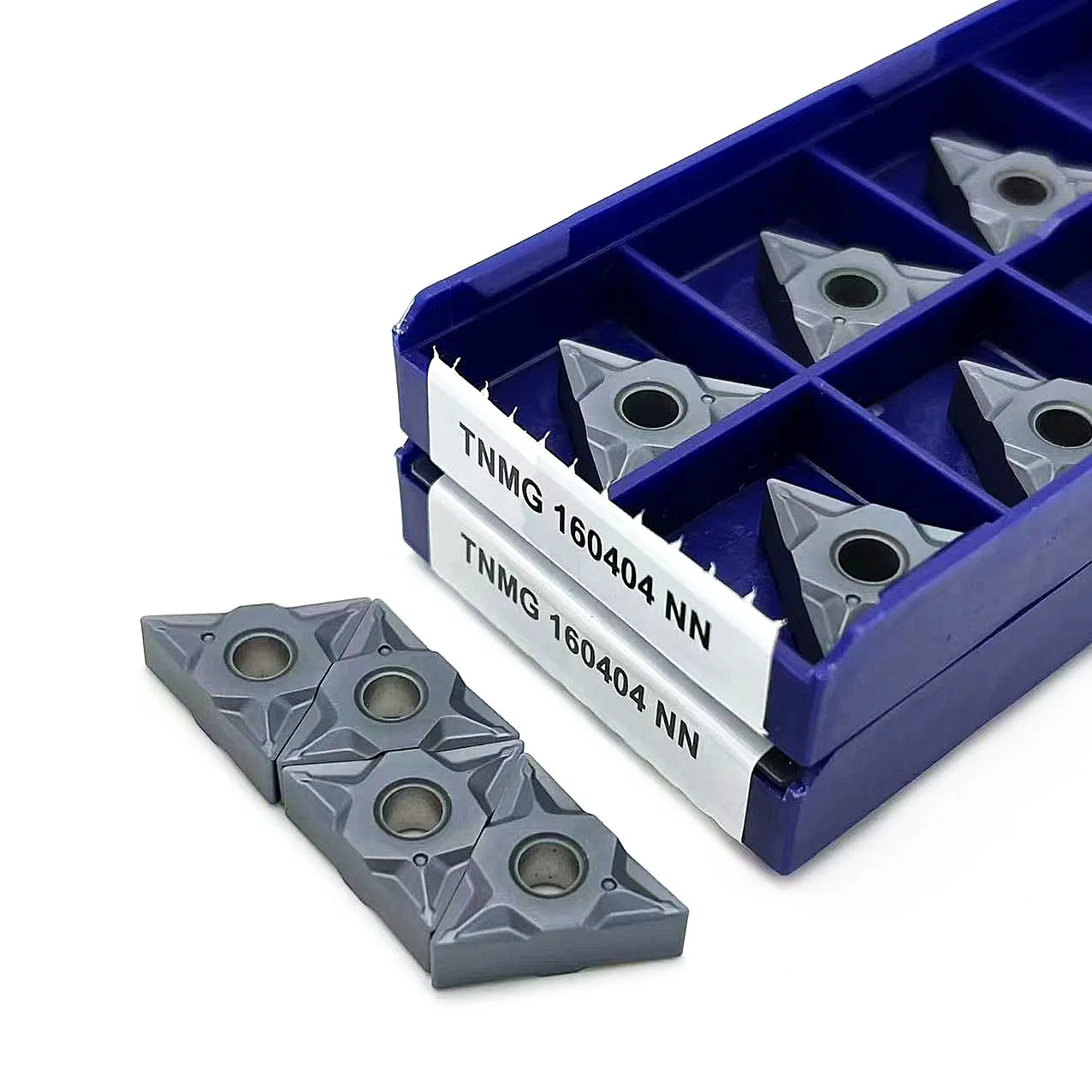 Herramienta de torneado externo de carburo cementado, herramienta de Metal, TNMG160404, NN LT10, TNMG160408, NN LT10, TNMG 160404, 10 piezas