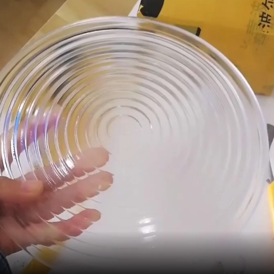 Lentille de Fresnel ronde 300 mm 80 mm-300 mm en verre borosilicate pour éclairage de scène, film, télévision, projecteur à filament de tungstène, photographie