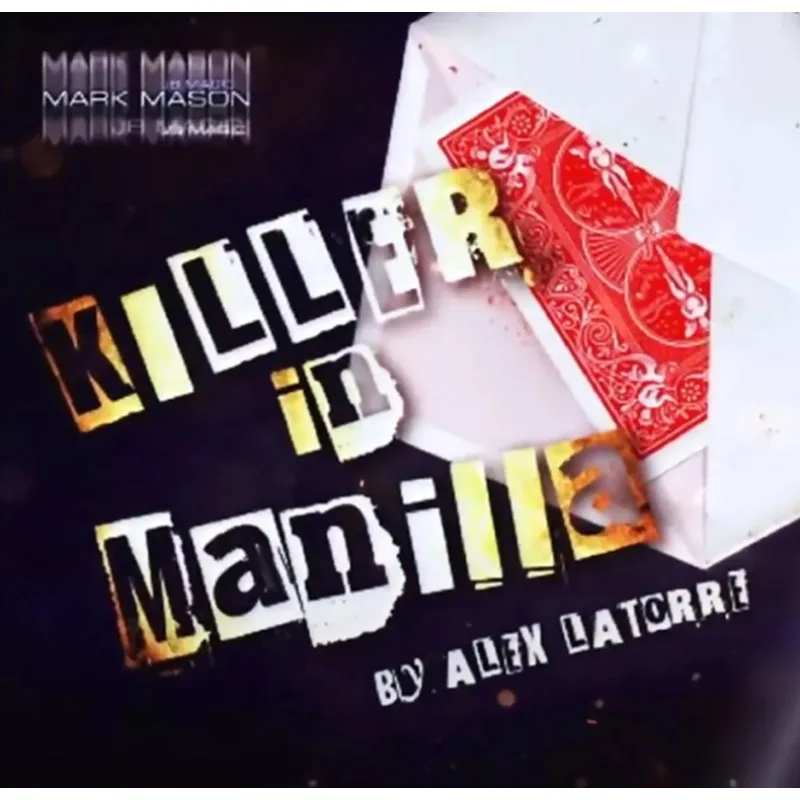 Killer in Manilla by Alex Latorre and Mark Mason Magic Tricks Set Close Up Stage Illusions Mentalism Props Signed Card Transfer