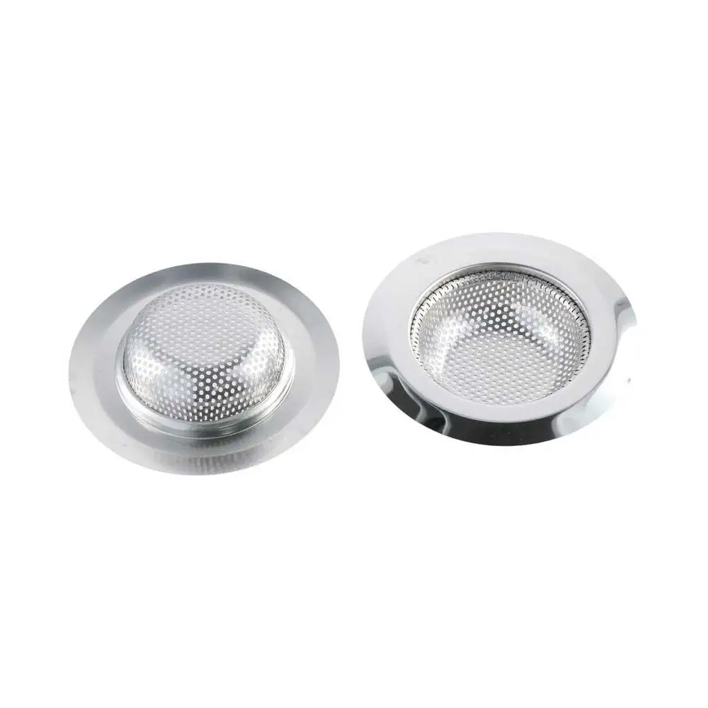 

Durable Hat Shape Mesh Sink Strainer Filter Anti-clogging Mesh Fine Stainless Steel Sink Strainer Rough Hole Kitchen