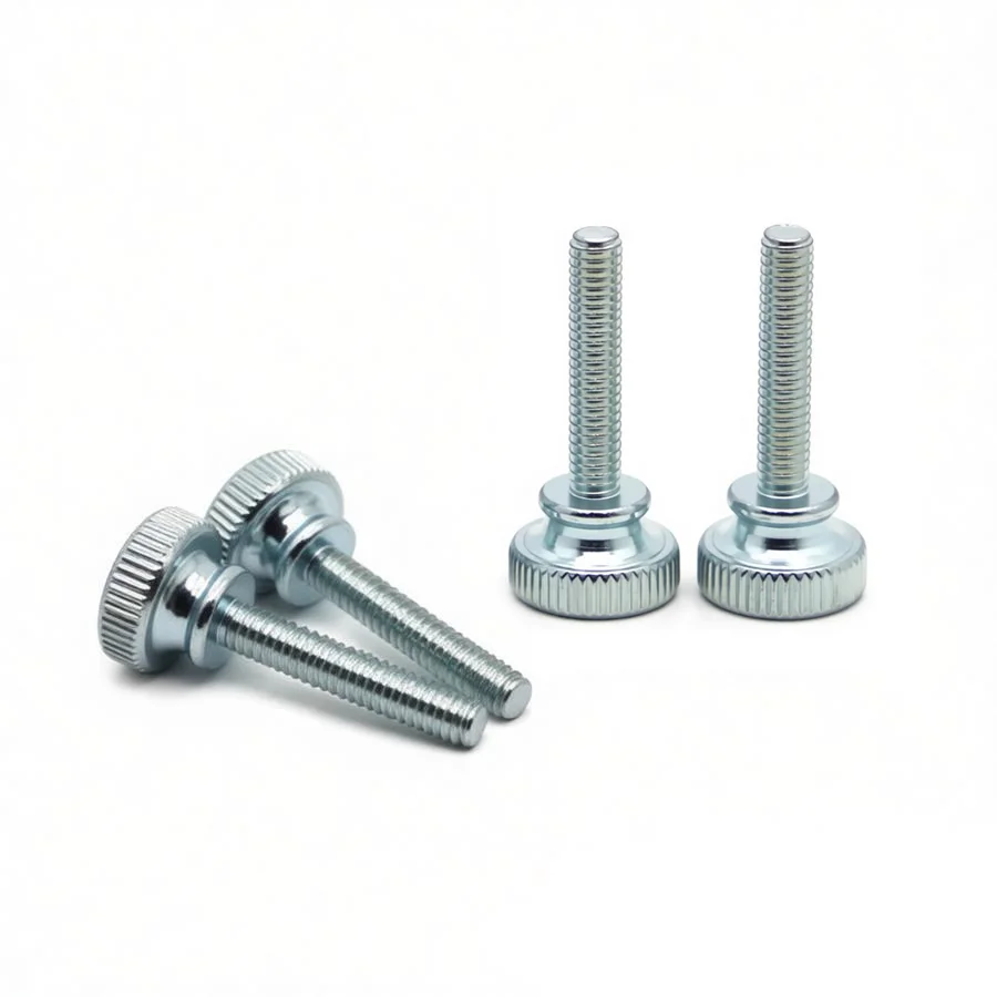 M3 M4 M5 M6 M8 M10 Knurled High Head Thumb Screws GB834 Hand Tighten Adjustment Screws for Double Deck Curtain Wall Glass