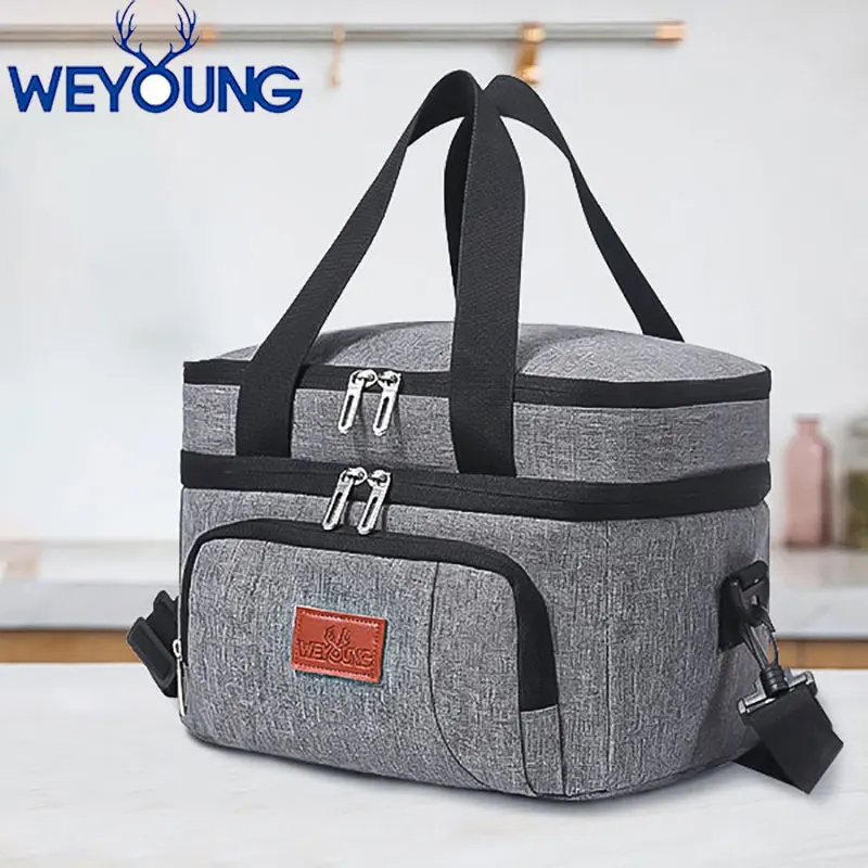 

10L/24L Lunch Bags Insulated Freezer Bag Thermo Cooler Bag Camping Refrigerator Picnic Bags Capacity Leak Proof Food Storage Bag