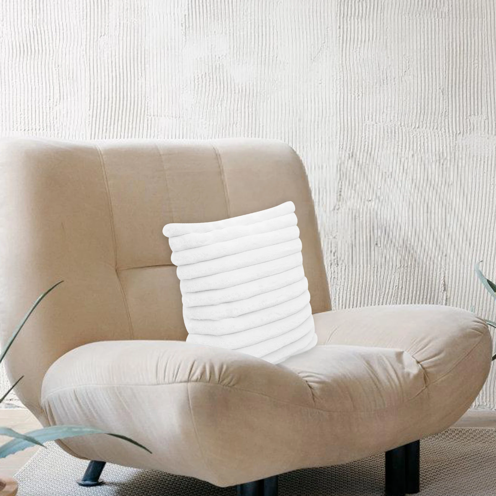 

Solid Color Pillow Covers Sofa Living Room Couch Simple Cushion Case Decorative Throw Pillowcase Multi Function No Fade