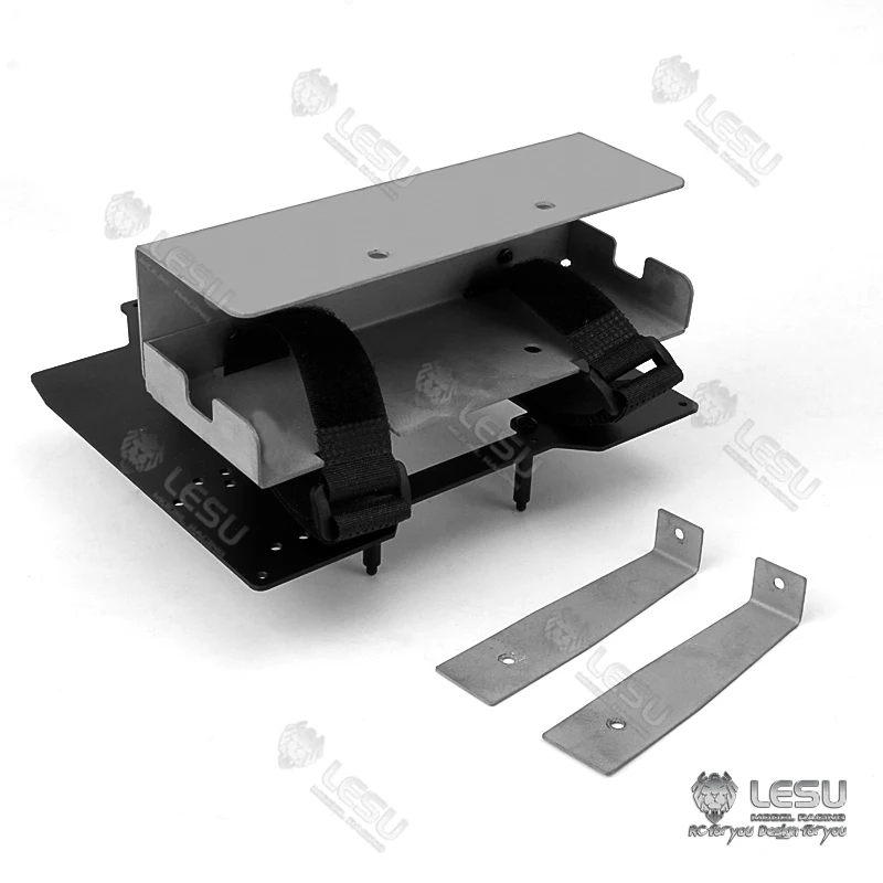 1/14 Metal Transmission Isolating Board Battery Box for RC Tamiyay Fh16 Remote Control Tractor Truck Toy Model TH15869