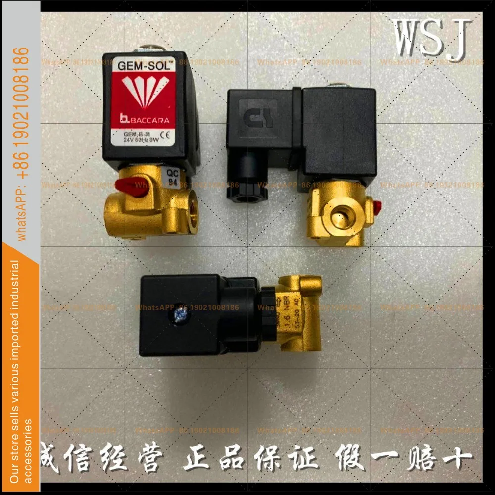 Válvula Solenoide Baccara GEM-B-31 24V DC 1/4 1/8 Nueva Original GEM-B-33
