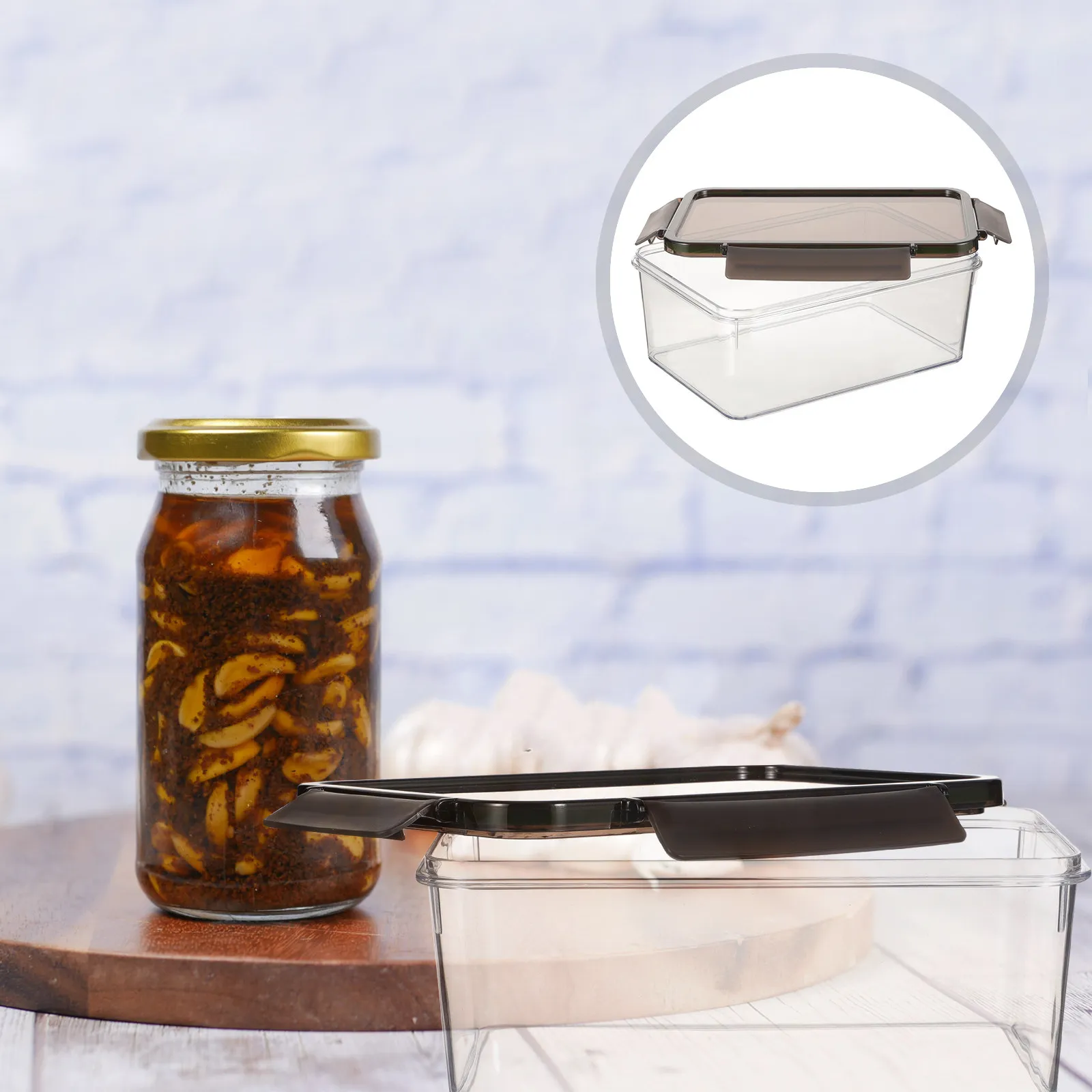 

Контейнер для хранения пищевых продуктов Food Grade Pickle Box, большой емкости, герметичный, для холодильника, органайзер, герметичный контейнер