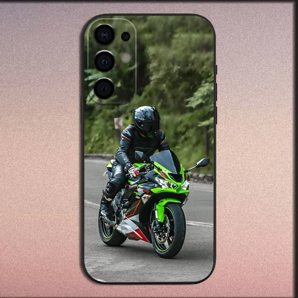 Moto K-Kawasakis-Bike Phone Case For Samsung S25,S24,S21,S22,S23,S30,Ultra,S20,Plus,Fe,Lite,Note,10,9,5G Black Soft Cover