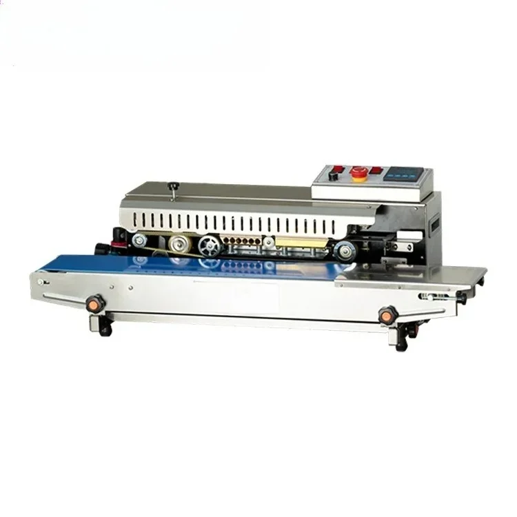 SF150N Nitrogen Flush Continuous Band Sealer Pouch Horizontal Solid Film Sealing Machine