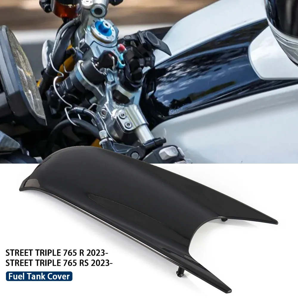 ฝาครอบถังน้ำมันด้านหน้า ฝาครอบแฟริ่งด้านบน อุปกรณ์ตกแต่งรถจักรยานยนต์ สำหรับ Street Triple 765 R RS 765R 765RS Moto2 2023 2024
