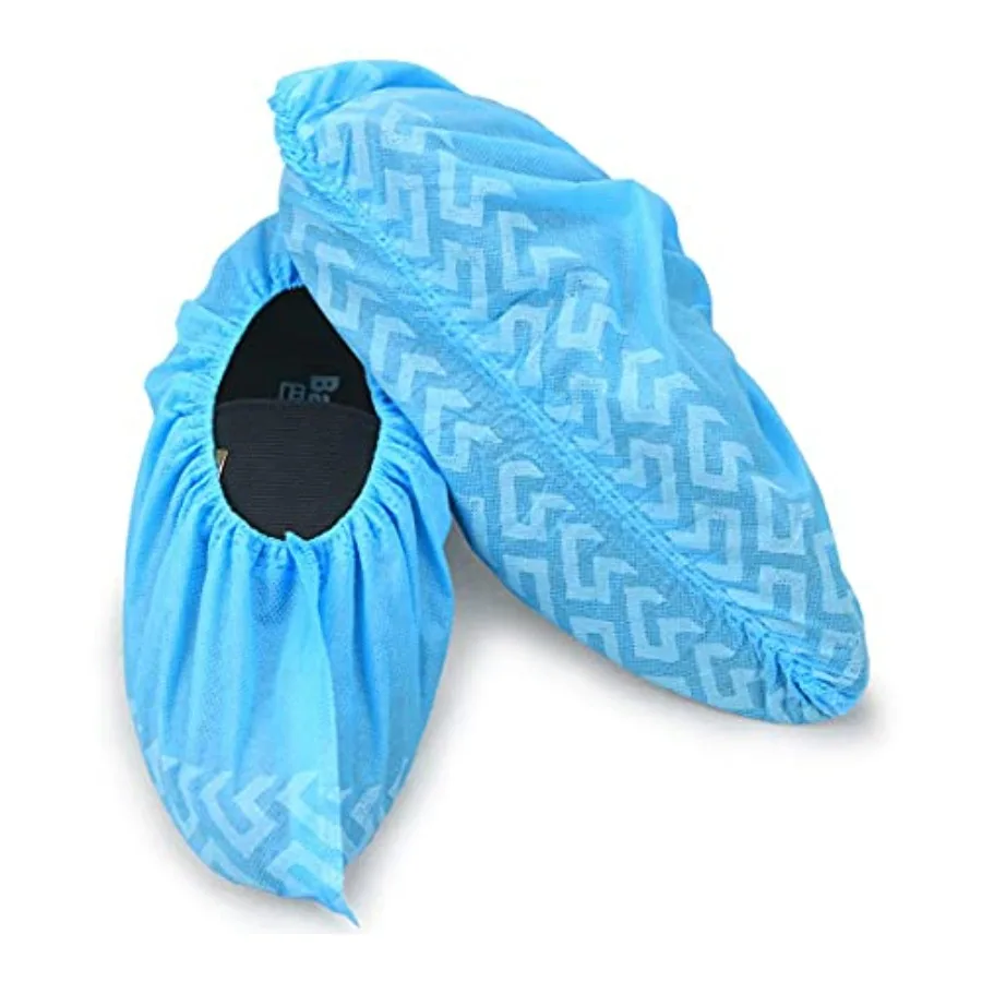 

Disposable Boot and Shoe Covers 200 Pcs Non Slip Durable for Indoor and Outdoor, Fits Most US Men's or Women's Size