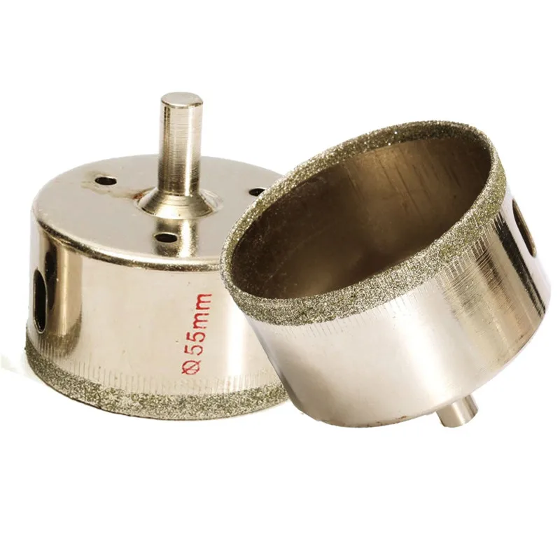 7 Pz/set 10-100mm Metallo Punta da trapano diamantata Piastrelle Marmo Granito Vetro Ceramica Nucleo Foro Sega Perno Punta da trapano Apri Strumento di Taglio