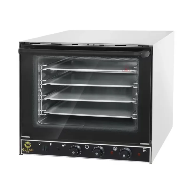Multi Function Profession 4 Trays Commercial Use Electric Hot Air Oven For Industrial Bakery