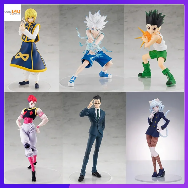 

In Stock GSC POP HUNTER Gon Freecss Killua Zoldyck New Original Anime Figure Model Toys Boys Action Figures Collection Doll Pvc