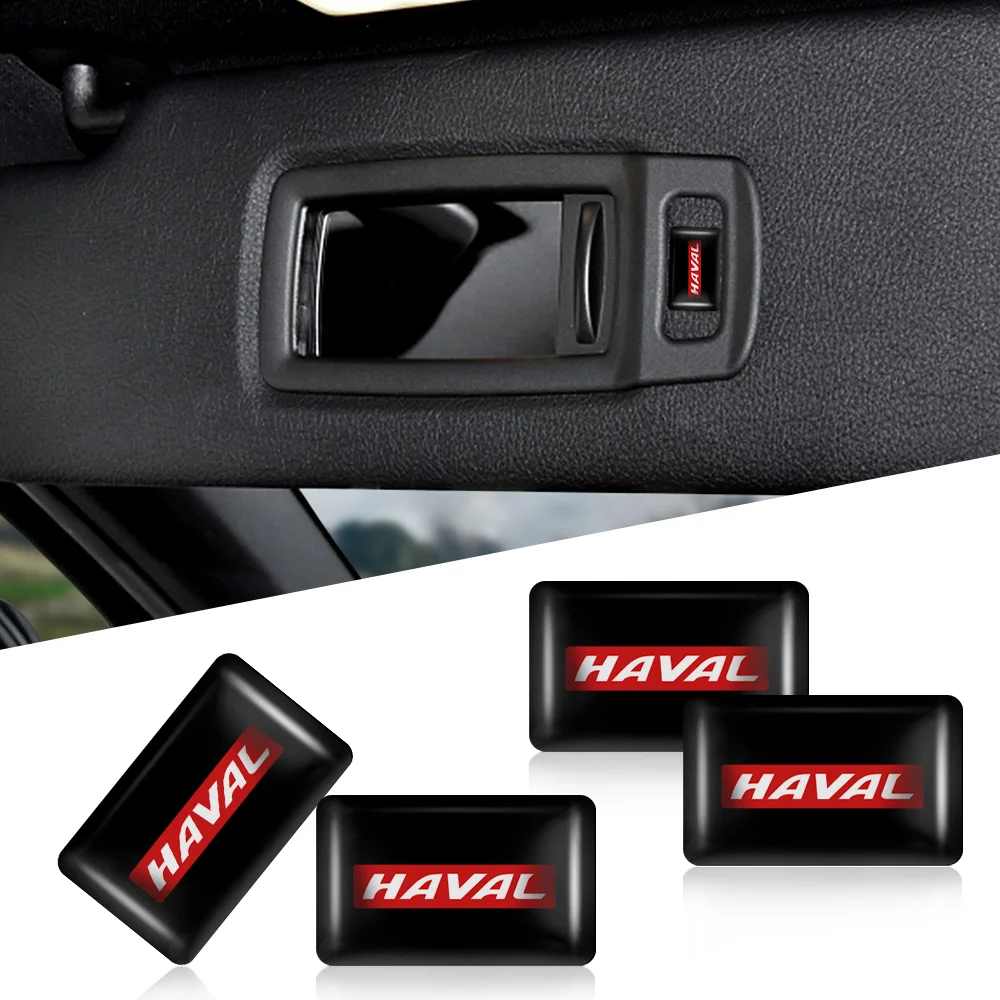 10PC 3D Epoxy Car Interior Sticker Decals Decorative Accessories For Haval Dargo Jolion M6 H9 H6S F7 F7X H2 H3 H5 H6 H7 H8 M4