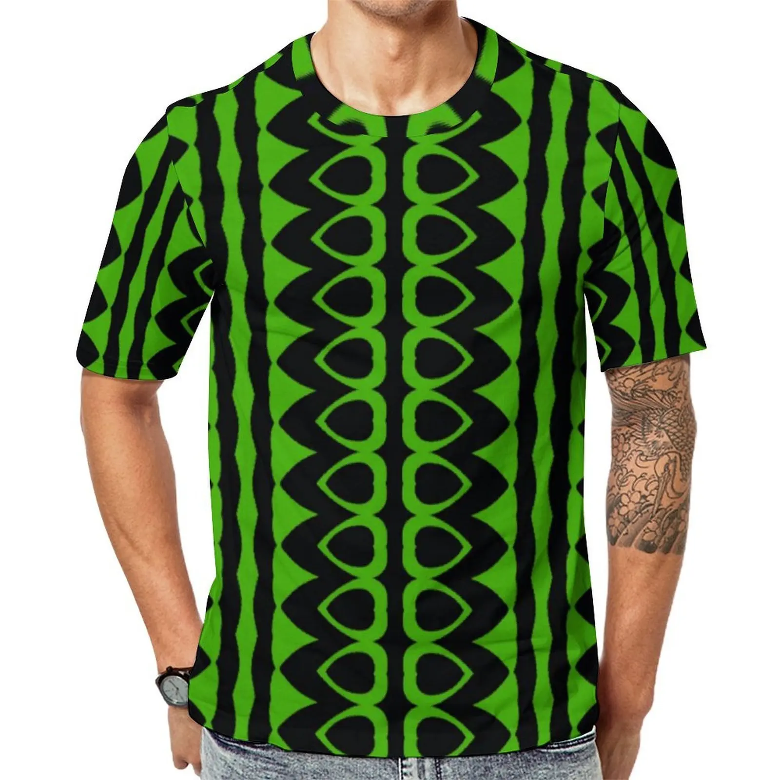 Couple Retro 70S Design T-Shirt African Print Vintage T Shirts Short-Sleeved Printed Tops Hot Summer Funny Oversized Clothes