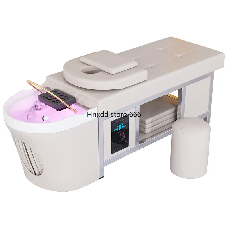 

Beauty salon barber shop special head treatment bed with fumigation water circulation massage integrated bed