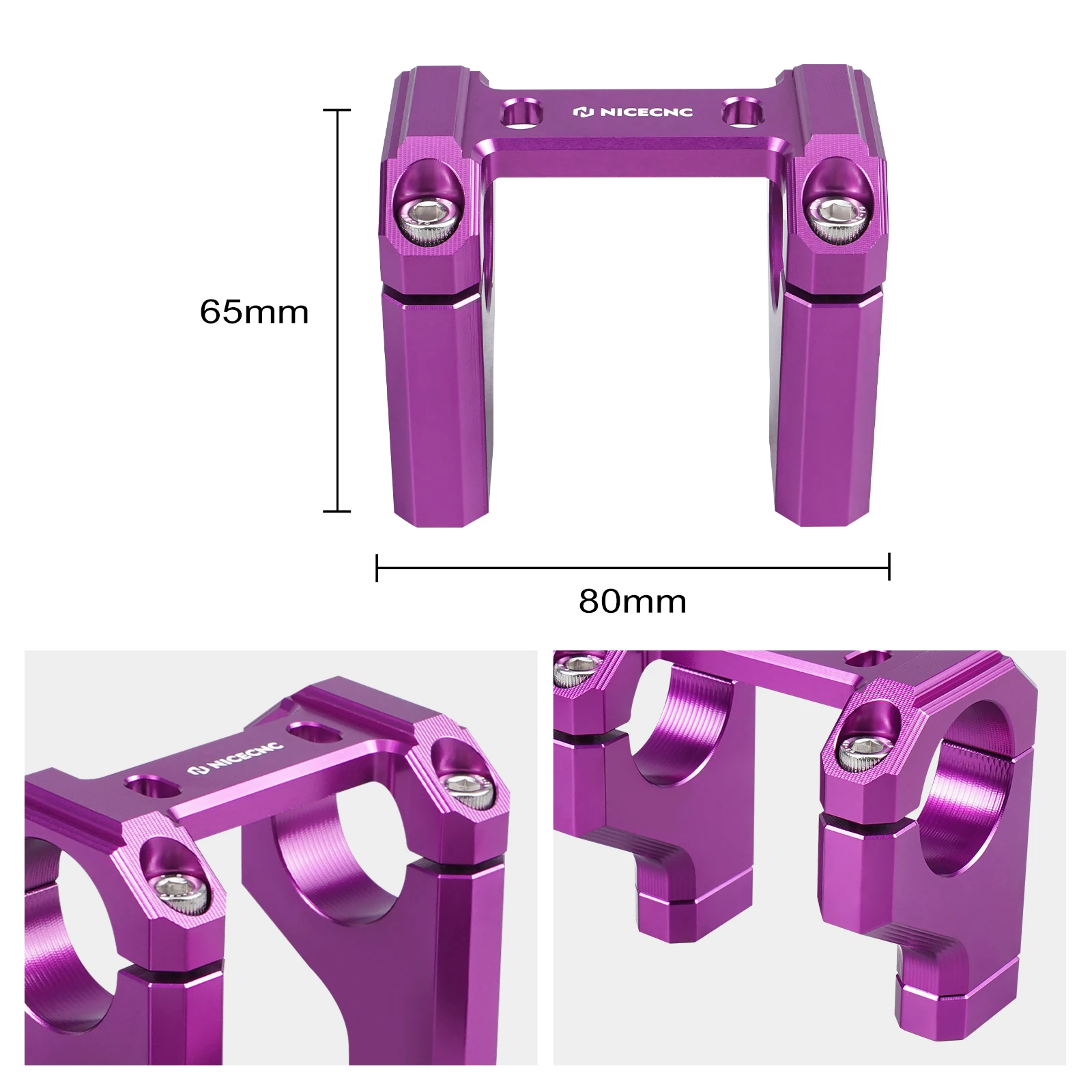NICECNC لـ Surron Light Bee X S L1E موتوكروس المقود بار الناهض جبل قوس وشوكة تعليق الأساسية ل Segway X160 X260 #5
