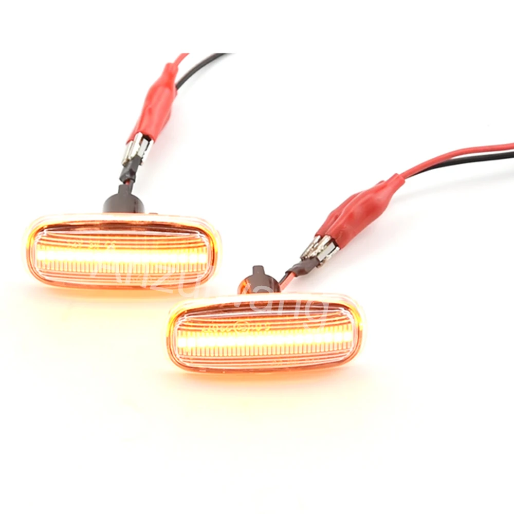 

2PCS for Audi A3 S3 8L 2000-2003 A8 D2 1999-2002 TT 8N 2000-2006 LED Dynamic Side Marker Turn Signal Lights Indicator Lamps
