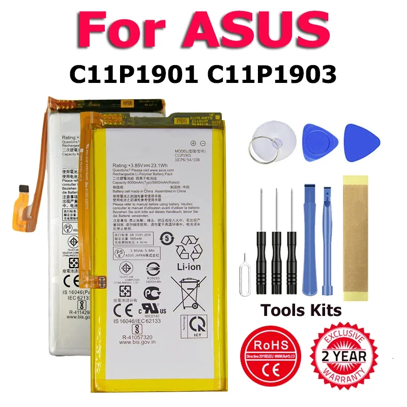 

XDOU High Quality C11P1901 C11P1903 Replace Battey For ASUS ROG 2 ROG 3 Game Phone + Tools